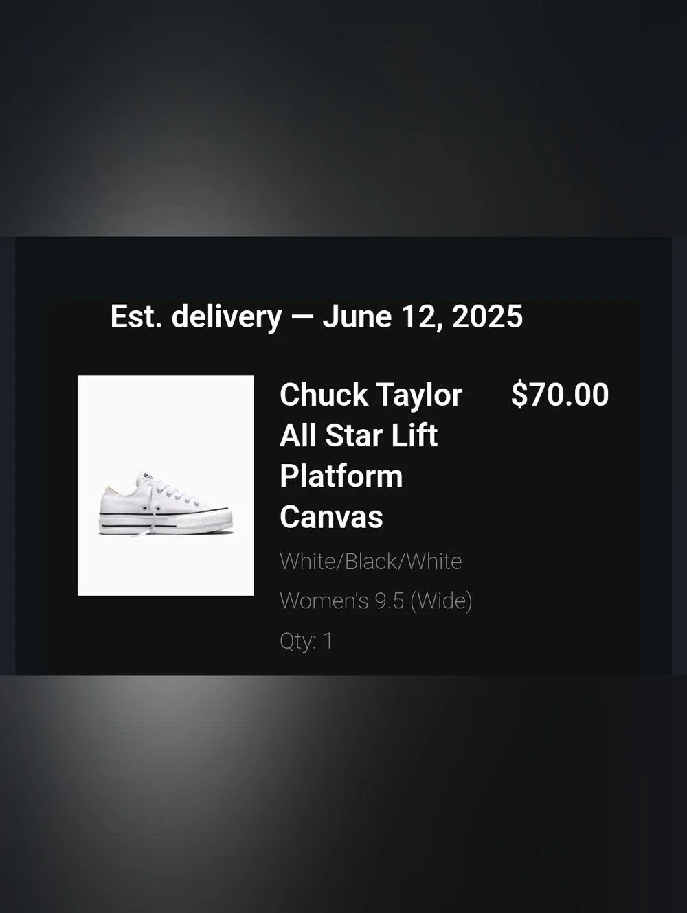 Wide Chuck Taylor All Star Lift Platform Canvas